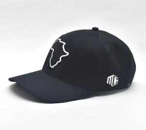 Black on Black White Trim Classic Baseball