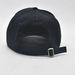 Black on Black White Trim Classic Baseball